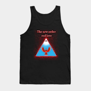 Red Cardinal bird new order red love Tank Top